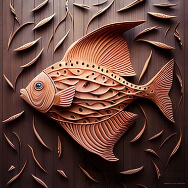 3D модель Игольчатая рыба фарловелла (STL)